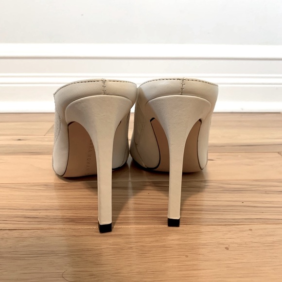 NWOT Zara pointed white heels - Picture 4 of 7